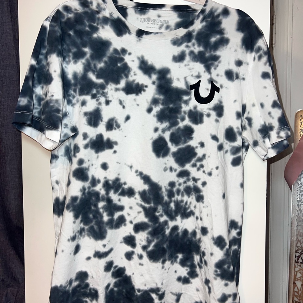True Religion Monochrome Tie-Dye Men's Tee